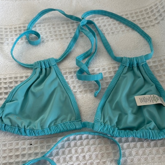 Aerie Teal Triangle Bikini Top - Picture 5 of 5
